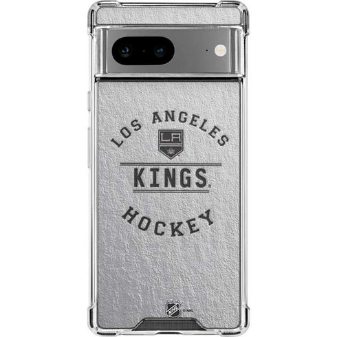 NHL Los Angeles Kings Black Text Google Pixel 7a Clear Case